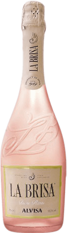 Envío gratis | Espumoso rosado Alvisa La Brisa Dry Rosé Seco D.O. La Mancha Castilla la Mancha y Madrid España Tempranillo, Garnacha 75 cl