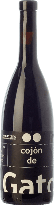 Free Shipping | Red wine Bal d'Isabena Cojón de Gato Aged D.O. Somontano Aragon Spain Merlot, Syrah, Cojón de Gato 75 cl