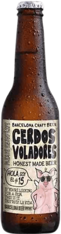 1,95 € 送料無料 | ビール Barcelona Beer Cerdos Voladores IPA — India Pale Ale 1/3ボトル 33 cl
