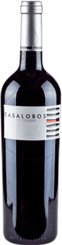 免费送货 | 红酒 Casalobos Negre 岁 I.G.P. Vino de la Tierra de Castilla Castilla la Mancha y Madrid 西班牙 75 cl