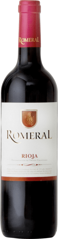 5,95 € | Vin rouge Age Romeral Negre Jeune D.O.Ca. Rioja La Rioja Espagne 75 cl