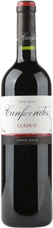 Envío gratis | Vino tinto Campos Reales Canforrales Joven D.O. La Mancha Castilla la Mancha y Madrid España Tempranillo 75 cl