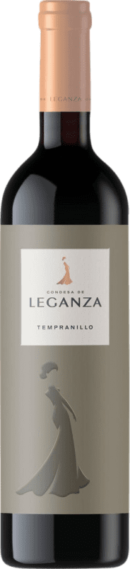 8,95 € Spedizione Gratuita | Vino Rosso Condesa de Leganza Crianza — Invecchiato in Botte I.G.P. Vino de la Tierra de Castilla