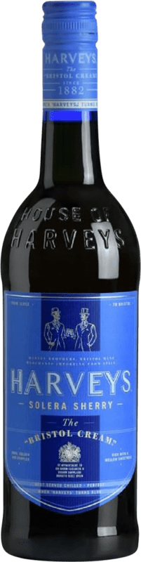 Envio grátis | Vinho Generoso Fortificado Harvey's Bristol Cream D.O. Jerez-Xérès-Sherry Andalucía y Extremadura Espanha 1 L