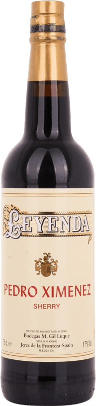 9,95 € | Креплёное вино Gil Luque Leyenda D.O. Jerez-Xérès-Sherry Andalucía y Extremadura Испания Pedro Ximénez 75 cl