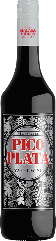 Envío gratis | Vino generoso Málaga Virgen Pico Plata Andalucía y Extremadura España Moscato 75 cl