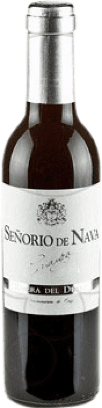 4,95 € Envío gratis | Vino tinto Señorío de Nava Crianza D.O. Ribera del Duero Media Botella 37 cl