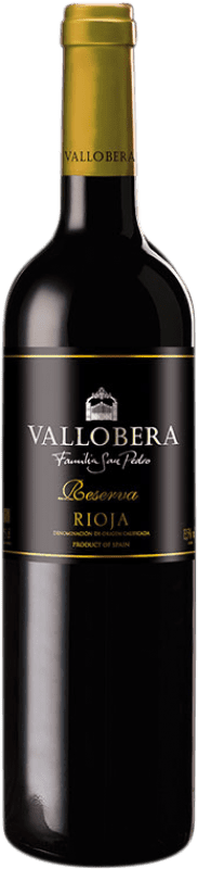 14,95 € | Красное вино Vallobera Резерв D.O.Ca. Rioja Ла-Риоха Испания Tempranillo 75 cl