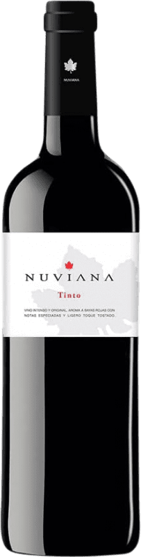 Envío gratis | Vino tinto Belver de Cinca Nuviana Joven I.G.P. Vino de la Tierra del Valle del Cinca Aragón España Tempranillo, Cabernet Sauvignon 75 cl