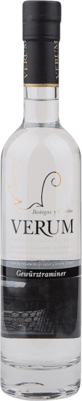 Envio grátis | Aguardente Orujo Verum Espanha Gewürztraminer Garrafa Terço 35 cl