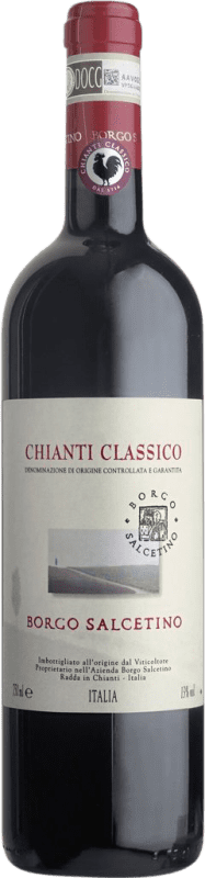 Spedizione Gratuita | Vino rosso Borgo Salcetino Crianza D.O.C.G. Chianti Italia Sangiovese, Canaiolo Nero 75 cl
