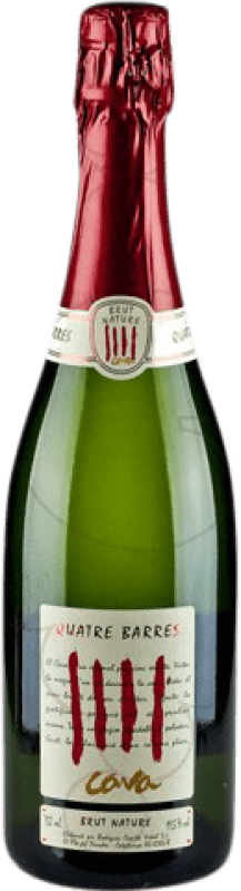 Envoi gratuit | Vin Mousseux Blanc Capita Vidal Quatre Barres Brut Nature Jeune D.O. Cava Catalogne Espagne Macabeo — Macabeu, Xarel·lo, Parellada 75 cl