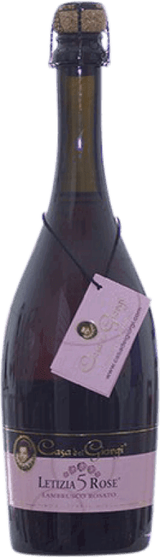 10,95 € 免费送货 | 玫瑰气泡酒 Dei Giorgi Letizia 5 Rose 甜美 D.O.C. Lambrusco di Sorbara