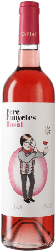 5,95 € | 玫瑰酒 Cava Varias Pere Punyetes 年轻的 D.O. Penedès 加泰罗尼亚 西班牙 Merlot, Grenache, Cabernet Sauvignon, Pinot Black 75 cl