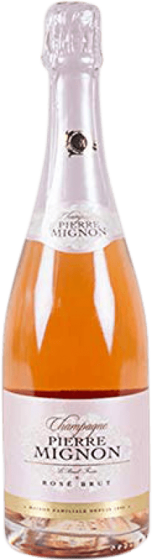 39,95 € | Розовое игристое вино Pierre Mignon Rosé брют Гранд Резерв A.O.C. Champagne Франция Pinot Black, Chardonnay, Pinot Meunier 75 cl