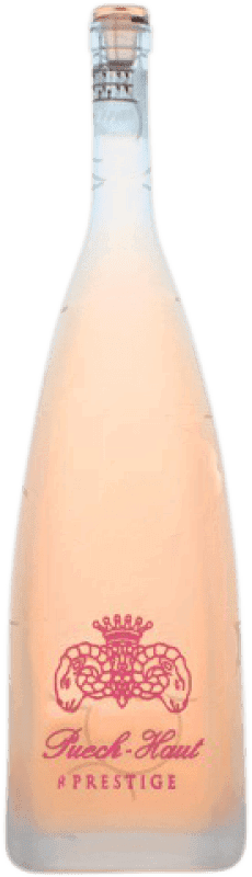 34,95 € Envio grátis | Vinho rosé Château Puech-Haut Prestige Givré Jovem A.O.C. França Garrafa Magnum 1,5 L