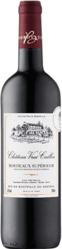8,95 € | Rotwein Château Vrai Caillou Crianza — Kurze Fassreifung A.O.C. Bordeaux Frankreich Merlot, Cabernet Sauvignon, Cabernet Franc 75 cl