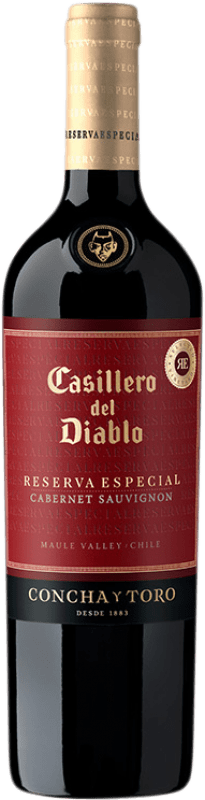18,95 € Spedizione Gratuita | Vino Rosso Concha y Toro Casillero del Diablo Speciale Riserva I.G. Valle del Maule
