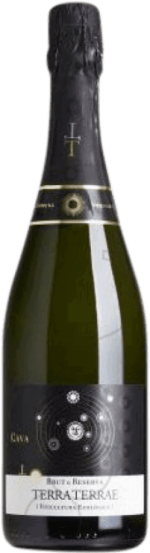 Бесплатная доставка | Белое игристое вино Covides Terra Terrae Brut — брют Резерва D.O. Cava Каталония Испания Macabeo — Макабео, Xarel·lo — Шарелло, Parellada — Парельяда 75 cl