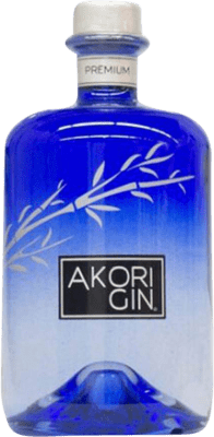 2,95 € Envío gratis | Ginebra Campeny Akori Premium Gin Botellín Miniatura 4 cl