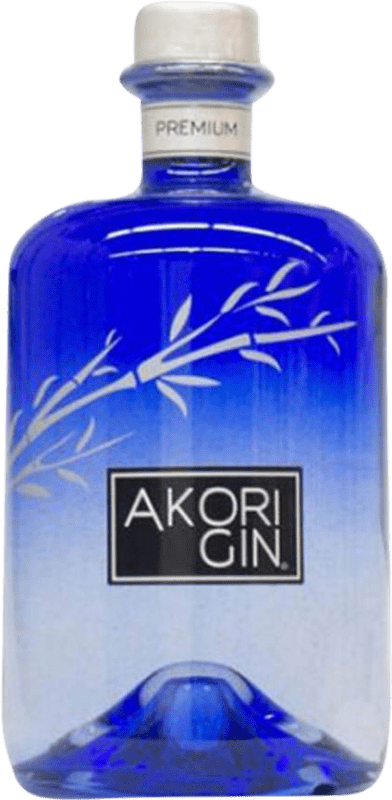 Envoi gratuit | Gin Campeny Akori Premium Gin Espagne Bouteille Miniature 4 cl