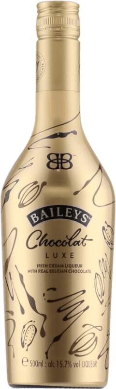 Envío gratis | Crema de Licor Baileys Irish Cream Luxe Chocolat Irlanda Botella Medium 50 cl