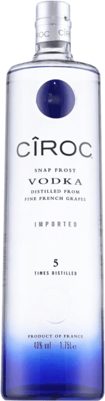 Envio grátis | Vodca Cîroc França Garrafa Especial 1,75 L