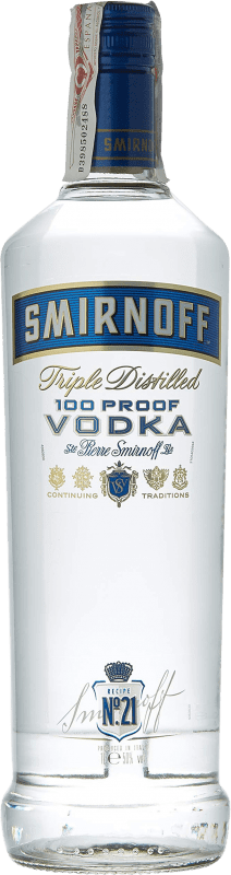19,95 € | Vodka Smirnoff Blue — Edição Azul França 1 L