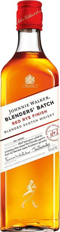 Envio grátis | Whisky Blended Johnnie Walker Blender's Batch Red Rye Finish Reserva Reino Unido 70 cl