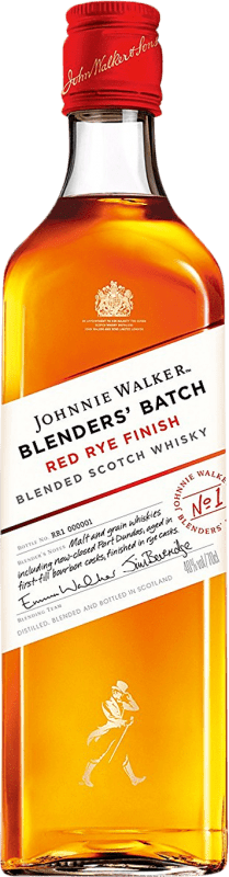 16,95 € | Купажированный виски Johnnie Walker Red Label Blender's Cask Finish — Финишная выдержка в бочке, Batch — Партия, Rye — Ржаной виски Резерва Объединенное Королевство 70 cl