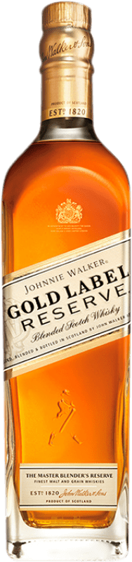 Envio grátis | Whisky Blended Johnnie Walker Gold Label Reserva Reino Unido 70 cl