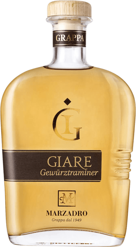 Kostenloser Versand | Grappa Marzadro Giare Italien Gewürztraminer 70 cl