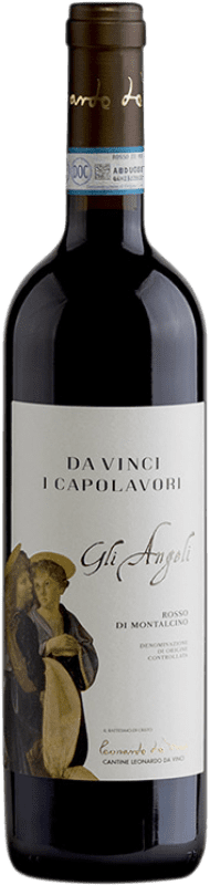 Бесплатная доставка | Красное вино Leonardo da Vinci D.O.C. Rosso di Montalcino Тоскана Италия Sangiovese — Санджовезе 75 cl