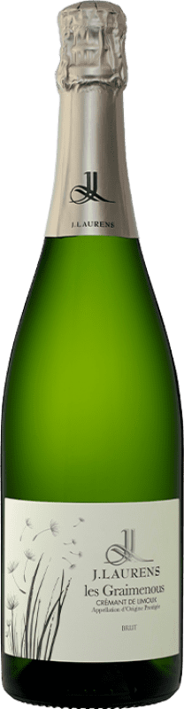 Envoi gratuit | Blanc mousseux Domaine J. Laurens Les Graimenous Brut Jeune A.O.C. France France Pinot Noir, Chardonnay, Chenin Blanc, Mauzac 75 cl