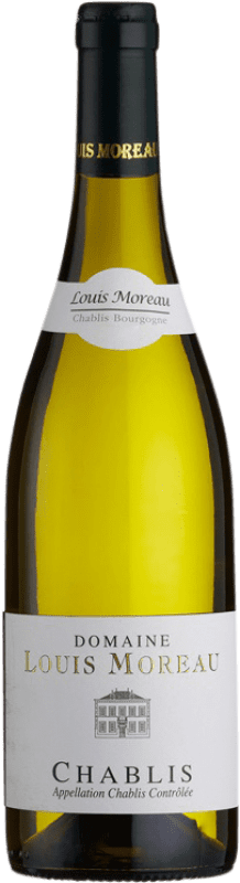 Бесплатная доставка | Белое вино Louis Moreau Молодой A.O.C. Chablis Франция Chardonnay 75 cl