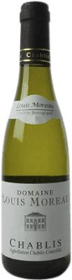 Бесплатная доставка | Белое вино Louis Moreau Молодой A.O.C. Chablis Франция Chardonnay Половина бутылки 37 cl