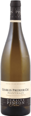 Pinson Freres Montmain Chardonnay Chablis 1er Premier Cru Erste Lage Crianza — Kurze Fassreifung 75 cl