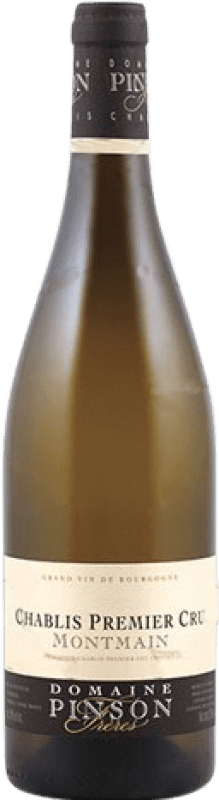 免费送货 | 白酒 Pinson Freres Montmain 岁 A.O.C. Chablis 法国 Chardonnay 75 cl