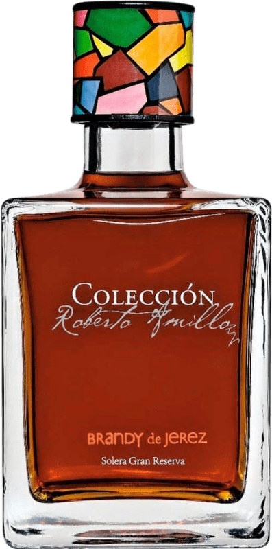 Free Shipping | Brandy Espíritus de Jerez Roberto Amillo Solera, Colección — Collection Grand Reserve — Long Barrel-Aged D.O. Jerez-Xérès-Sherry Andalusia Spain Medium Bottle 50 cl
