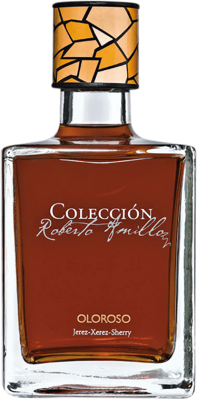33,95 € Envío gratis | Vino Generoso Fortificado Espíritus de Jerez Roberto Amillo Oloroso, Colección D.O. Jerez-Xérès-Sherry Botella Medium 50 cl