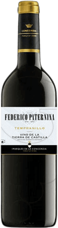 Free Shipping | Red wine Paternina Federico Young I.G.P. Vino de la Tierra de Castilla Castilla la Mancha y Madrid Spain Tempranillo 75 cl