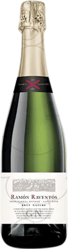 Free Shipping | White sparkling Gleva Estates Ramón Raventós GN Brut Nature Reserve D.O. Cava Catalonia Spain Grenache 75 cl