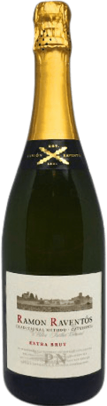 16,95 € | White Sparkling Wine Gleva Estates Ramón Raventós PN Extra Brut Reserve D.O. Cava Catalonia Spain Pinot Black 75 cl