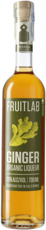 免费送货 | 利口酒 Greenbar Fruitlab Ginger Organic 美国 70 cl