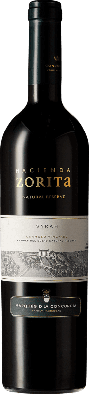 14,95 € | Rotwein Hacienda Zorita Marqués de la Concordia Alterung I.G.P. Vino de la Tierra de Castilla y León Kastilien und León Spanien Syrah 75 cl