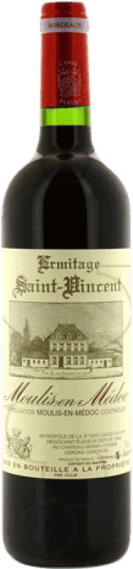 Бесплатная доставка | Красное вино Les Caves Fleury Ermitage Saint-Vincent старения A.O.C. Bordeaux Франция Merlot, Cabernet Sauvignon 75 cl