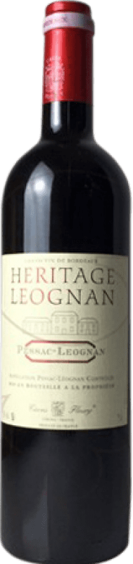 31,95 € Spedizione Gratuita | Vino Rosso Les Caves Fleury Léognan Héritage — Eredità Lascito Tradizionale Crianza — Invecchiato in Botte A.O.C. Bordeaux