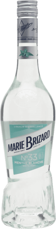 11,95 € | Liquori Marie Brizard Nº 33 Francia 70 cl Menthe Blanche — Menta Bianca