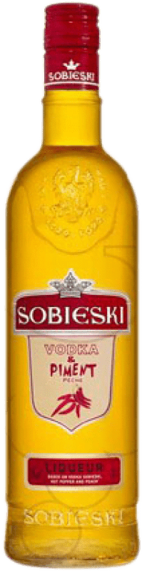 Бесплатная доставка | Водка Marie Brizard Sobieski Piment Peche Польша 70 cl