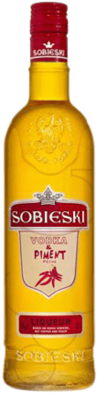 Kostenloser Versand | Wodka Marie Brizard Sobieski Polen 70 cl Guindilla — Chilischote